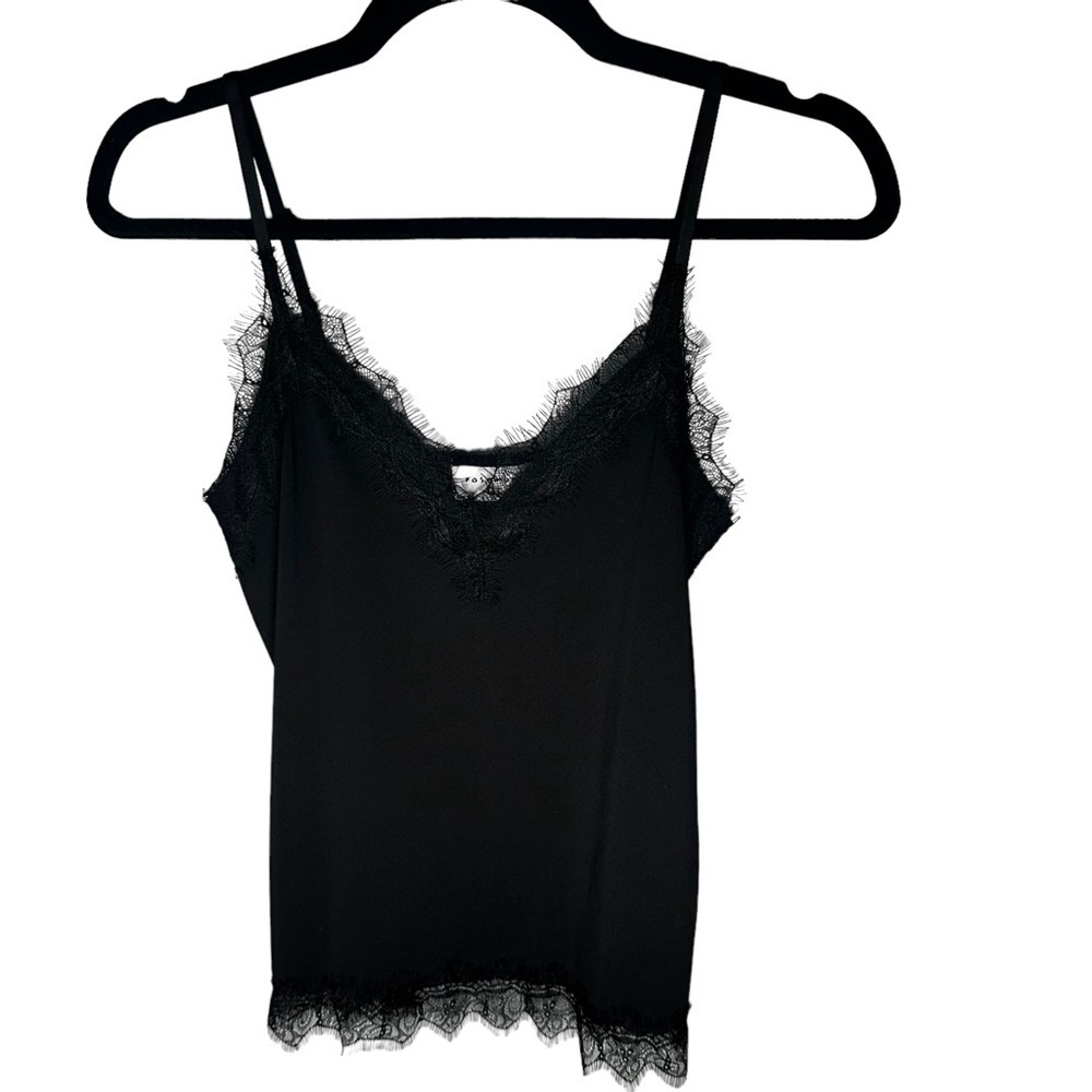 Rosemunde Strap Top Tank Black
